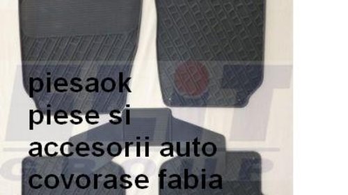 Set 5 covorase cauciuc dedicate Skoda Fabia 1