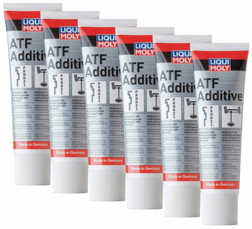 Set 6 Buc Liqui Moly ATF Additive Aditiv Ulei Pentru Cutie De Viteza Automata Si Servodirectie 250ML 5135