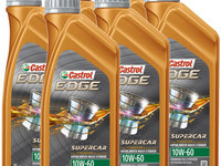 Set 6 Buc Ulei Motor Castrol Edge Titanium FST Supercar 10W-60 1L 1595CC