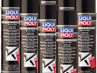 Set 8 Buc Liqui Moly Spray Antifon Protectie Sasiu Pe Baza De Bitum Negru 500ML 6111