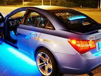 Set 8x lumini LED tuning auto masina DRL SuperBright 6 culori +CADOU!
