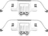 Set accesorii, etrier frana BMW 5 limuzina (E60), BMW 5 Touring (E61), BMW 6 (E63) - HELLA PAGID 8DZ 355 201-411