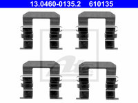 Set accesorii placute frana 13 0460-0135 2 ATE pentru Hyundai Terracan 2001 2002 2003 2004 2005 2006