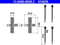 Set accesorii, placute frana ATE 13.0460-0029.2