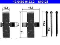 Set accesorii, placute frana ATE 13.0460-0123.2