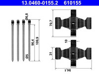 Set accesorii, placute frana ATE 13.0460-0155.2