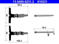 Set accesorii, placute frana ATE 13.0460-0231.2