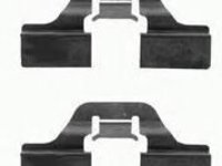 Set accesorii, placute frana AUDI 100 Avant (44, 44Q, C3) (1982 - 1990) BREMBO A 02 205