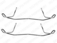 Set accesorii, placute frana AUDI 500 (44, 44Q, C3), AUDI 100 limuzina (4A, C4), AUDI 100 Avant (4A, C4) - DELPHI LX0210