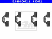 Set accesorii, placute frana AUDI A2 (8Z0) (2000 - 2005) ATE 13.0460-0072.2