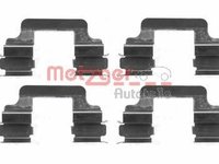 Set accesorii, placute frana AUDI A4 Cabriolet (8H7, B6, 8HE, B7), VW PHAETON limuzina (3D_), AUDI A8 limuzina (4E_) - METZGER 109-1610