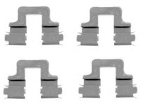 Set accesorii, placute frana AUDI A4 Cabriolet (8H7, B6, 8HE, B7), VW TOURAN (1T1, 1T2), AUDI A3 (8P1) - HELLA PAGID 8DZ 355 203-551