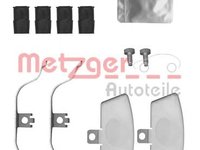 Set accesorii, placute frana AUDI A8 (4H_), AUDI A7 Sportback (4GA, 4GF), AUDI A6 (4G2, C7, 4GC) - METZGER 109-1880