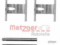 Set accesorii, placute frana AUDI Q7 (4L) (2006 - 2015) METZGER 109-1660