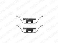 Set accesorii, placute frana BMW Seria 7 (E65, E66, E67) (2001 - 2009) DELPHI LX0295 piesa NOUA