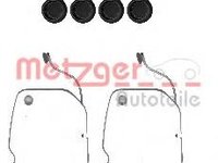 Set accesorii, placute frana BMW X5 (E70), BMW X6 (E71, E72) - METZGER 109-1792