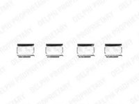 Set accesorii, placute frana CHRYSLER GRAND VOYAGER IV (RG, RS), OPEL VITA C (F08, F68), VAUXHALL CORSA Mk II (C) (W5L, F08) - DELPHI LX0343