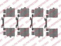 Set accesorii, placute frana CITROËN RELAY bus (2006 - 2016) DELPHI LX0476