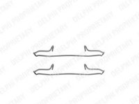 Set accesorii placute frana CITROEN EVASION Van U6 AF DT U6UC diesel 92 cai DELPHI LX0223 Set accesorii placute frana CITROEN EVASION Van U6 AF DT U6UC diesel 92 cai DELPHI LX0223