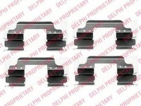 Set accesorii, placute frana DACIA DUSTER (2010 - 2016) DELPHI LX0405 piesa NOUA