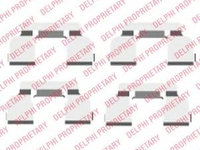 Set accesorii, placute frana DACIA LOGAN MCV (KS_) (2007 - 2020) DELPHI LX0410