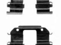 Set accesorii, placute frana DAEWOO LANOS limuzina (KLAT), DAEWOO LANOS / SENS (KLAT), DAEWOO MATIZ (KLYA) - HELLA PAGID 8DZ 355 203-041