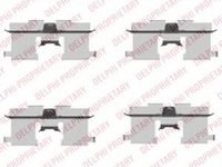 Set accesorii, placute frana DAEWOO NUBIRA (KLAJ), DAEWOO NUBIRA Break (KLAJ), DAEWOO NUBIRA limuzina (KLAJ) - DELPHI LX0407