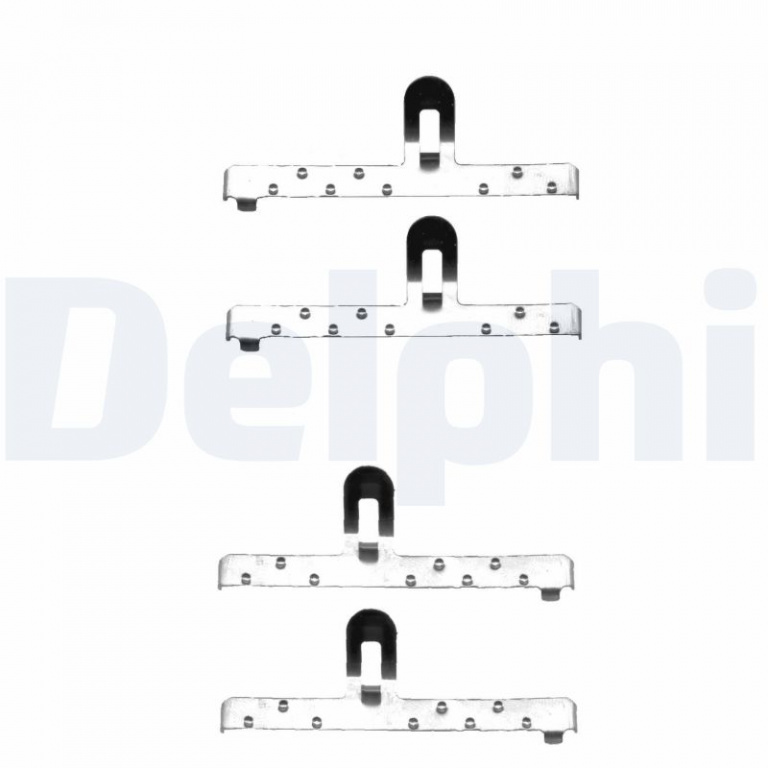 Set accesorii, placute frana DELPHI LX0071 model VW FOX limuzina 1987 1988 1989 1990 1991 1992 1993