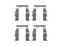 Set accesorii placute frana Delphi LX0171, parte montare : Punte Fata