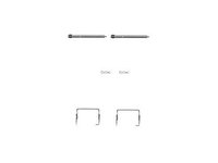 Set accesorii placute frana Delphi LX0264, parte montare : Punte Spate