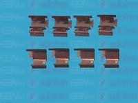 Set accesorii, placute frana FIAT DOBLO microbus (223, 119) (2001 - 2020) AUTOFREN SEINSA D42343A