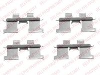 Set accesorii, placute frana HYUNDAI GETZ (TB) (2002 - 2010) DELPHI LX0467 piesa NOUA