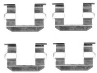 Set accesorii, placute frana HYUNDAI H-1 platou / sasiu (2000 - 2005) HELLA PAGID 8DZ 355 203-131 piesa NOUA