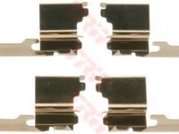 Set accesorii, placute frana IVECO DAILY III caroserie inchisa/combi (1997 - 2007) TRW PFK605 piesa NOUA