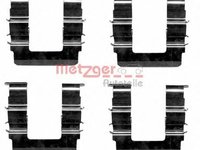 Set accesorii, placute frana KIA CREDOS (K9A), KIA CLARUS combi (GC), KIA RIO combi (DC) - METZGER 109-1615