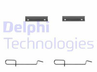 Set accesorii placute frana LX0142 DELPHI pentru Renault Super Renault 11 Renault Encore Renault 19 Renault Clio CitroEn Zx Peugeot 205 Peugeot 309 Peugeot 306 Renault Megane Renault 9 Renault Alliance CitroEn Xsara