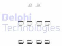 Set accesorii placute frana LX0343 DELPHI pentru Bmw Seria 3 Bmw Seria 1 Opel Corsa Opel Vita Opel Combo