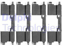 Set accesorii placute frana LX0502 DELPHI pentru Mercedes-benz Sprinter Mercedes-benz Vito Mercedes-benz Viano Vw Crafter