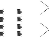 Set accesorii, placute frana MAZDA 323 S Mk VI (BJ) (1998 - 2004) TEXTAR 82051500