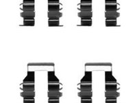 Set accesorii, placute frana MITSUBISHI SAPPORO Mk III (E16A), MITSUBISHI SIGMA (F2_A, F1_A), MITSUBISHI CHARIOT (N3_W, N4_W) - HERTH+BUSS JAKOPARTS J