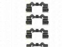 Set accesorii, placute frana NISSAN TERRANO (WD21), NISSAN CARAVAN bus (E24), NISSAN NOMAD bus (C22) - TRISCAN 8105 101596