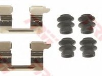 Set accesorii placute frana NISSAN TIIDA hatchback (C11X) (2006 - 2016) TRW PFK673