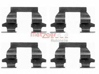 Set accesorii, placute frana NISSAN X-TRAIL (T30) (2001 - 2013) METZGER 109-1625