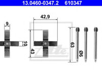 Set accesorii placute frana OPEL VECTRA B combi (31_) (1996 - 2003) ATE 13.0460-0347.2