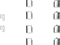 Set accesorii, placute frana OPEL VITA C (F08, F68), VAUXHALL CORSA Mk II (C) (W5L, F08), VAUXHALL CORSAVAN Mk II (C) - TEXTAR 82060200
