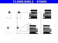Set accesorii, placute frana PEUGEOT 206 hatchback (2A/C), PEUGEOT 206 CC (2D), PEUGEOT 307 (3A/C) - ATE 13.0460-0454.2
