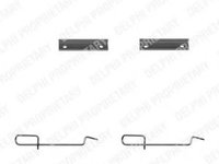 Set accesorii placute frana PEUGEOT 206 hatchback (2A/C) (1998 - 2016) DELPHI LX0142