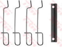 Set accesorii, placute frana PEUGEOT 306 Hatchback (7A, 7C, N3, N5) (1993 - 2003) TRW PFK75 piesa NOUA