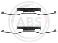 Set accesorii, placute frana punte fata (1011Q ABS) CHRYSLER,DODGE,FORD,PANTHER,TALBOT,TOYOTA