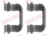 Set accesorii, placute frana punte fata (1091287 QBK) CHEVROLET,DAEWOO